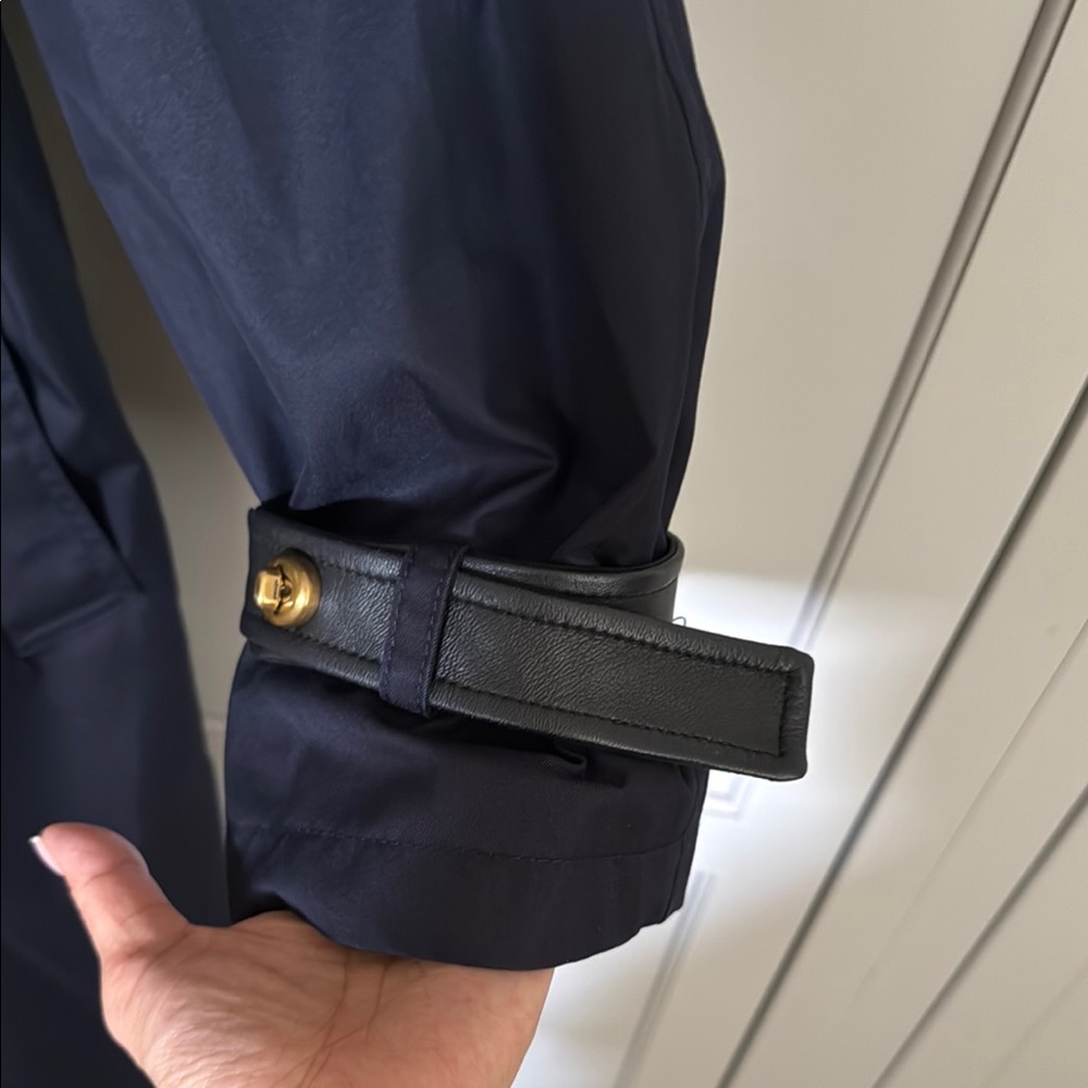 Coach Navy Trench Coat - Picture 6 of 16